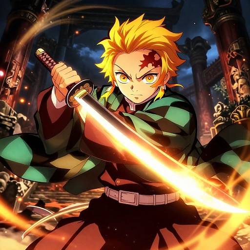 Epic Demon Slayer in Ancient Ruins