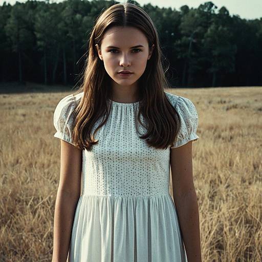 Realistic Hopper-Inspired Girl Portrait