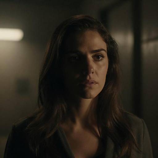 Moody Industrial Portrait in Warm Light