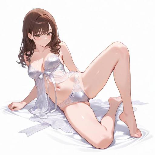 Striking Woman in Lingerie Pose Striking Woman in Lingerie Pose