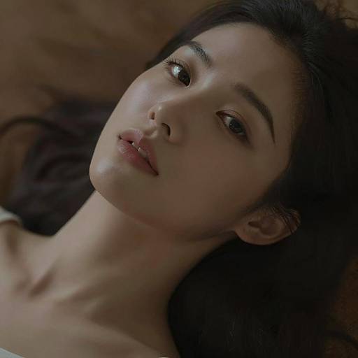 Contemplative Woman in Warm Light