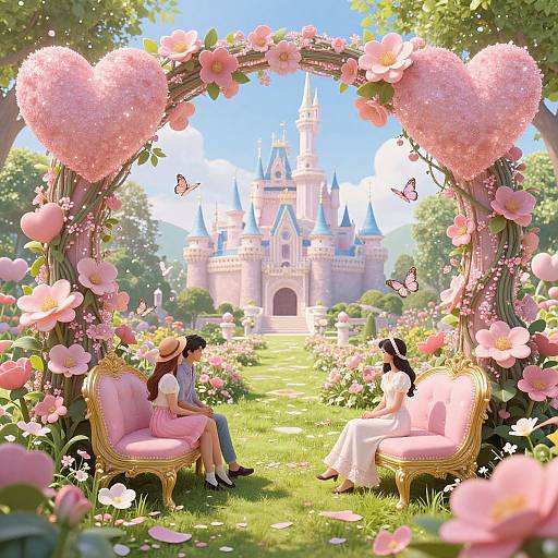 Enchanted Valentine's Garden Romance