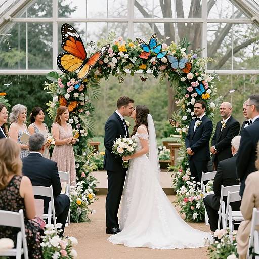 Butterfly Spring Wedding at Brooklyn Gardens