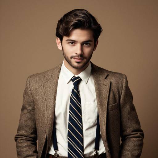 Vintage Fashion Portrait of a Man