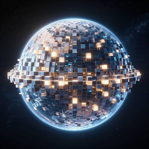 Colossal Modular Structure Around Planet