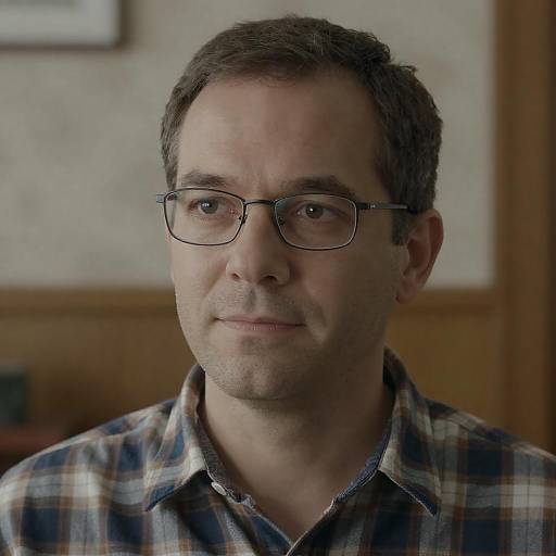Close-Up Portrait of a Middle-Aged Man