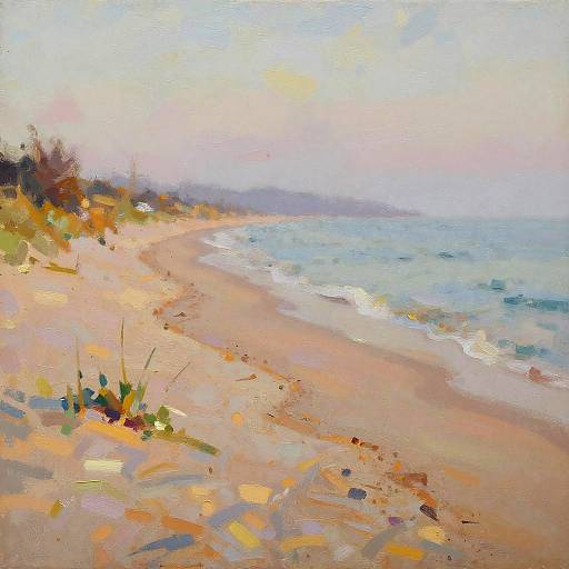 Impressionist Sandy Peninsula Morning