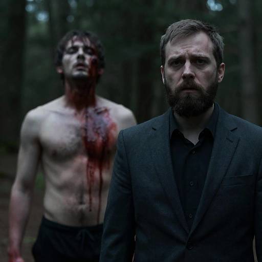 Haunting Encounter in the Dark Forest