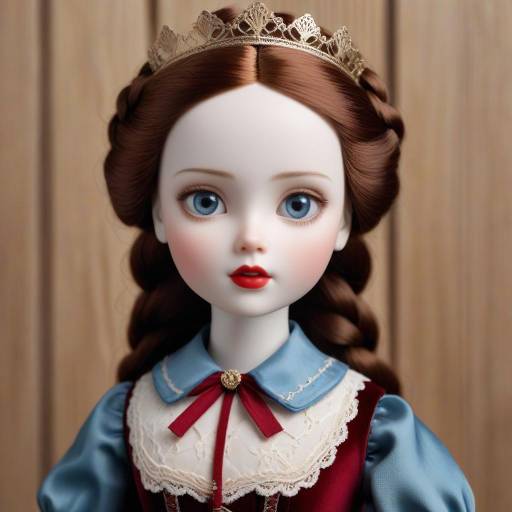 Realistic Portrait of a Beautiful Doll
