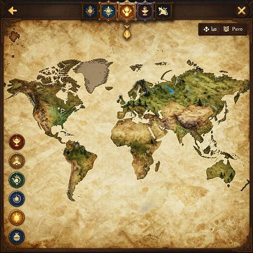 Fantasy Map Maker Interface Design
