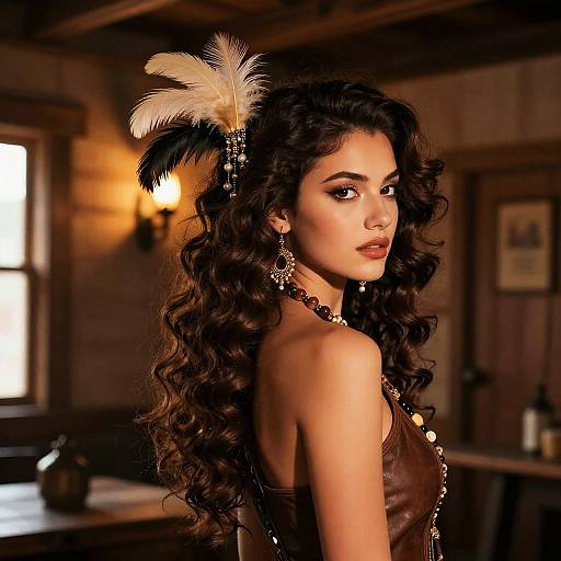 Elegant Wild West Saloon Hairstyles