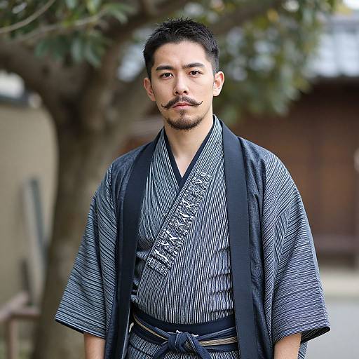 Realistic Japanese Male in Kimono
