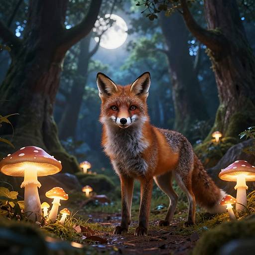 Graceful Foxler in Enchanted Forest