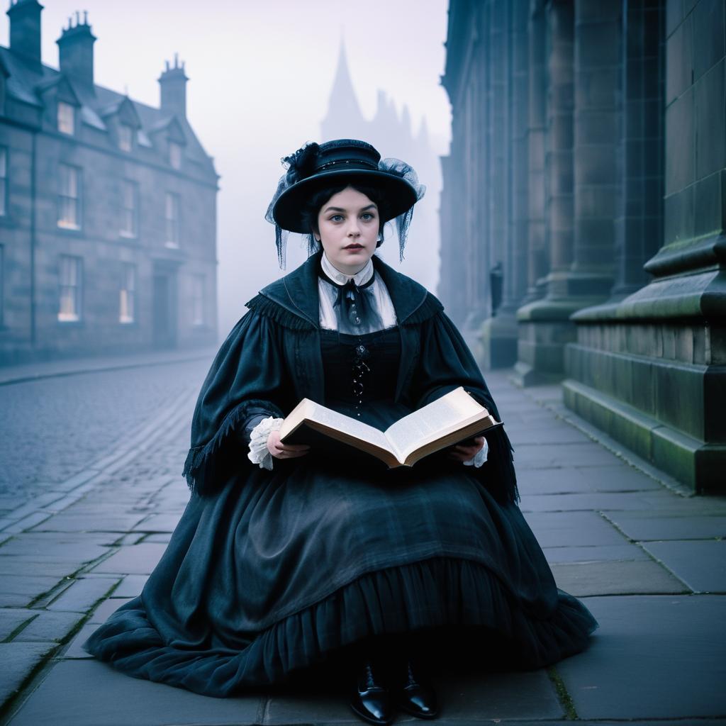 Gothic Ghost Librarian in Edinburgh