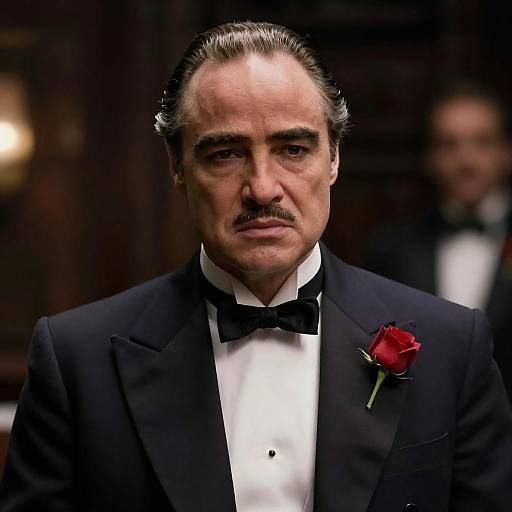 Elegant Portrait of Don Vito Corleone