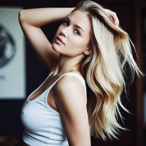 Photorealistic Portrait of a Blonde Girl