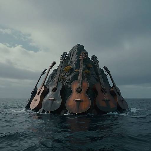 Ethereal Mountain of Musical Resonance