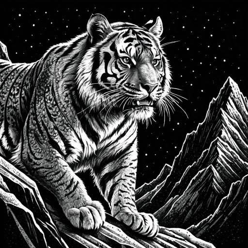 Samurai Tiger Tattoo Sketch Samurai Tiger Tattoo Sketch