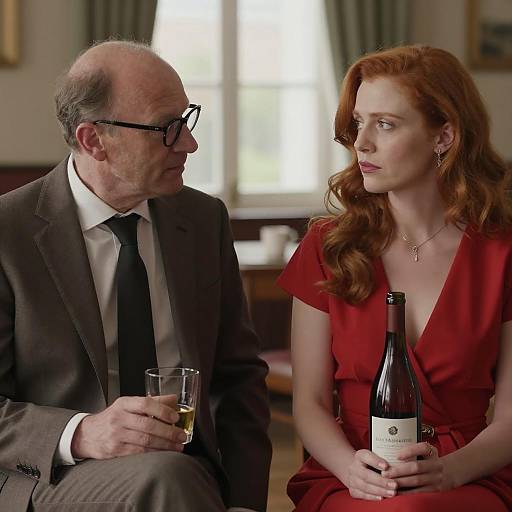 Serious Conversation Over Drinks