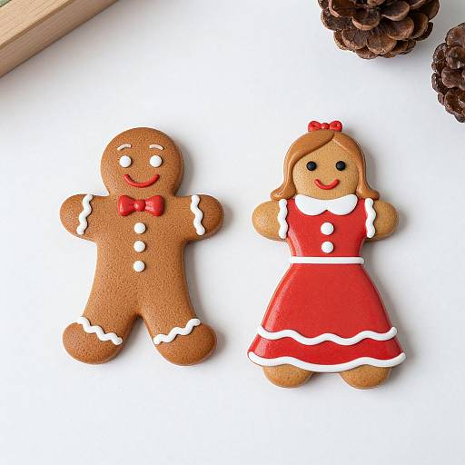 Gingerbread Magnet Set Christmas Gift