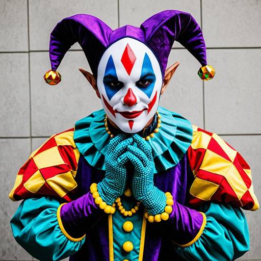 Vibrant Dimentio Jester Cosplay Costume