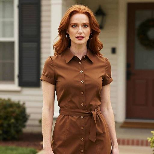 Pioneer Woman with Red Hair