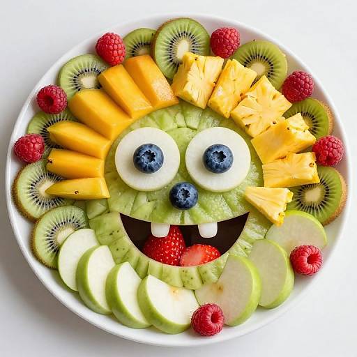 Playful Monster Fruit Tray for Halloween