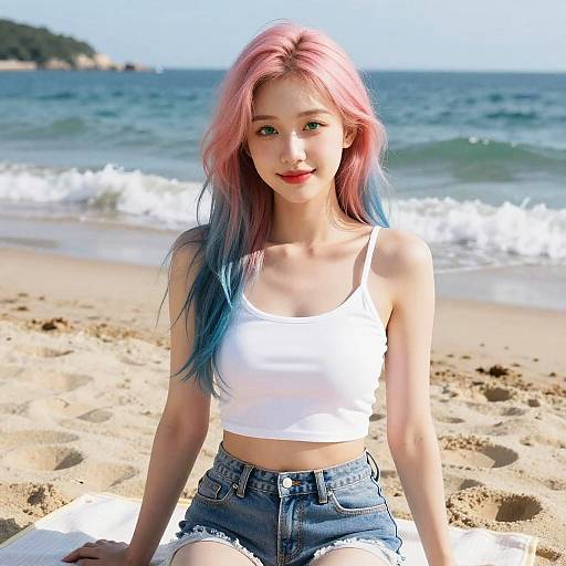 Stunning Beach Portrait of a Girl