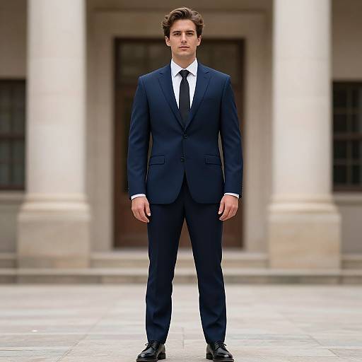 Man in Vault Suit Costume