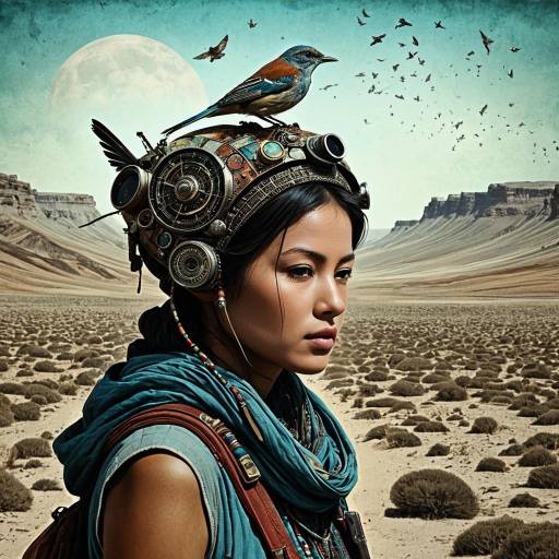 Surreal Nomad with Gearsparrow Companion Surreal Nomad with Gearsparrow Companion