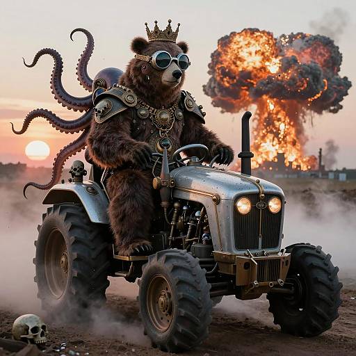 Psychopath and His Hairy Bear Mother