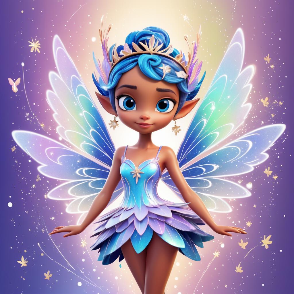 Artistic Fairy Character Design Illustration