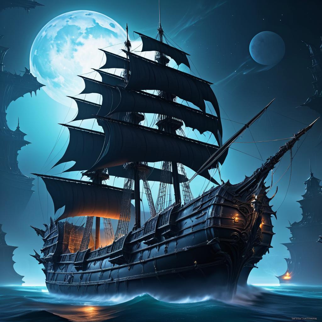 Epic Dark Fantasy Ghost Ship Adventure