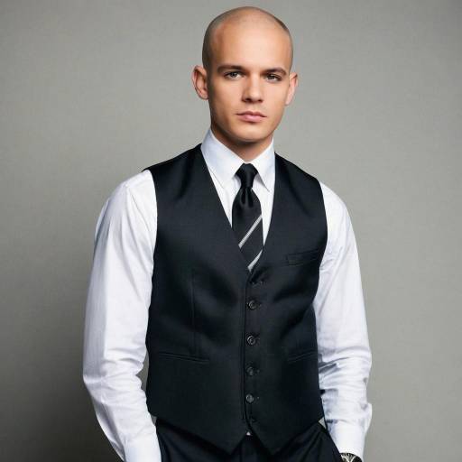 Realistic Solo Portrait of a Bald Man