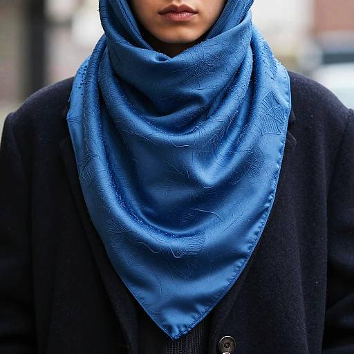 Cerulean Scarf in Pigeoncore Style