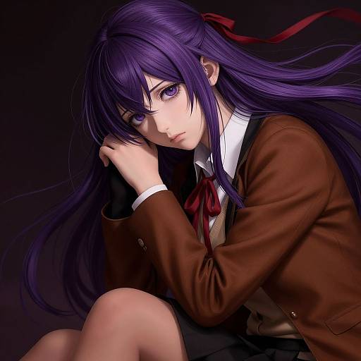 Hyper-Realistic Anime Portrait Masterpiece