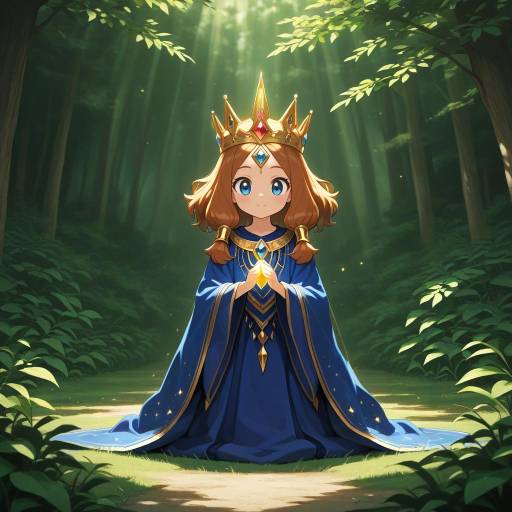 Confident Young Woman on Mystic Mountain Confident Young Woman on Mystic Mountain