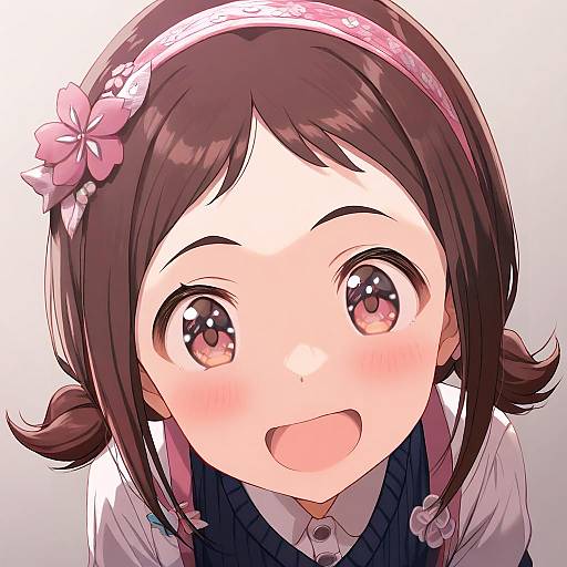 Illustration of Muramatsu sakura, idolmaster in the style of Shamakho