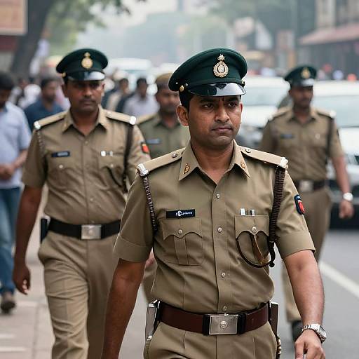 Indian Police Uniform Morning Patrol
