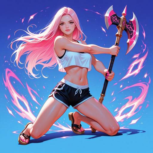 Empowered Valkyrie with Runes and Grace