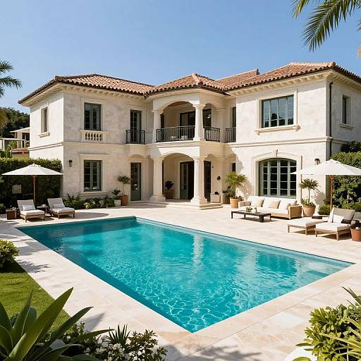 Luxurious Mediterranean Estate with Pool