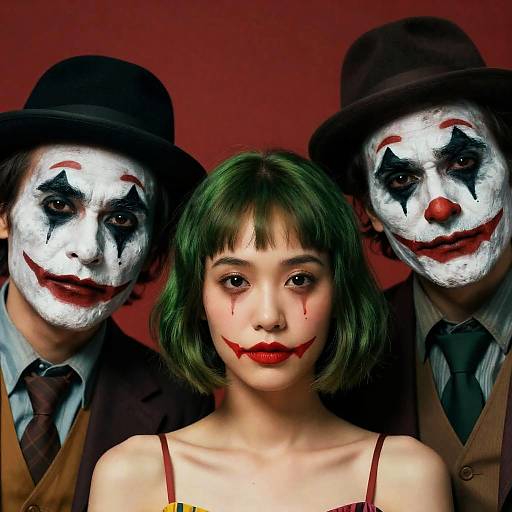 Dramatic Clown Makeup Portraits