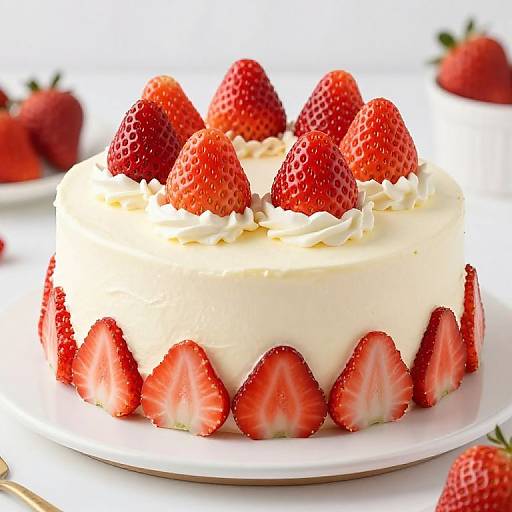 Strawberry Vanilla Cake