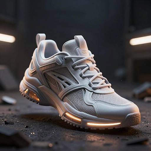 Cybepunk Sneakers Epic Product Render