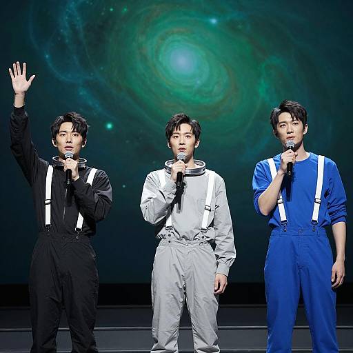 Dynamic Space Performers on Stage