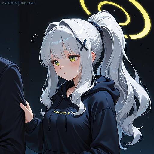 Illustration of Hare (blue archive), blue archive in the style of Hioyami