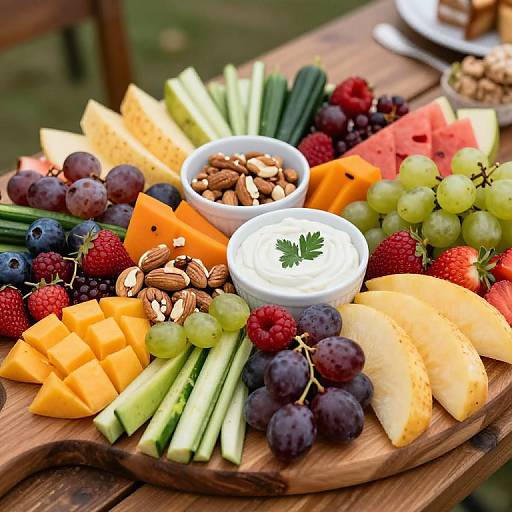 Colorful Vibrant Grazing Platter