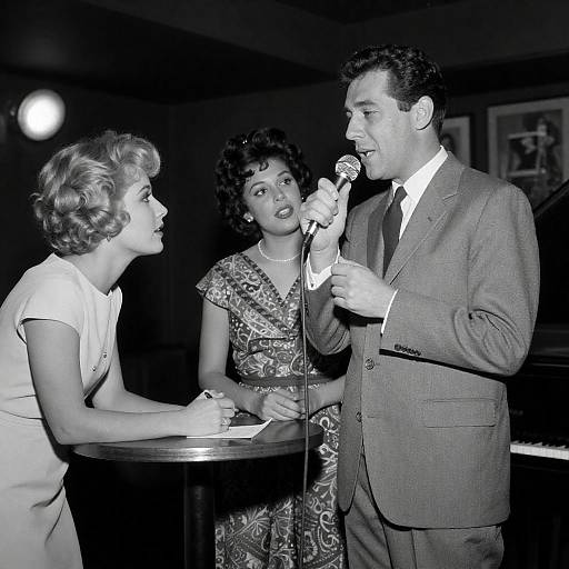 1960s Black-and-White Jazz Club Scene