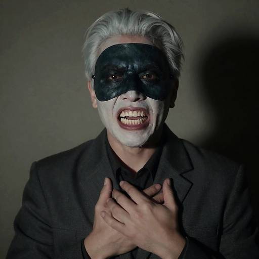 Gothic Portrait of a Masked Man