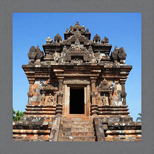Colorful Ancient Stone Temple Photo